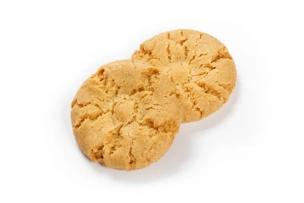 Cookie Isolado Fundo Branco Close — Fotografia de Stock