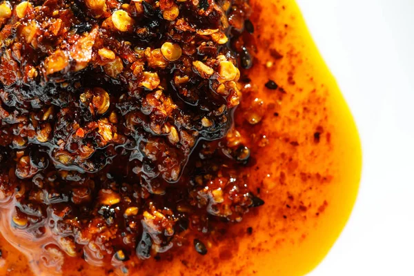Red Hot Chili Pepparsås Livsmedelsingrediens — Stockfoto