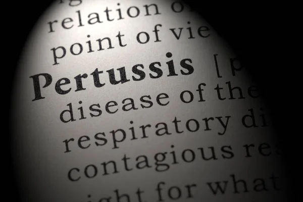 Fake Dictionary Dictionary Definition Word Pertussis Включая Ключевые Описательные Слова — стоковое фото