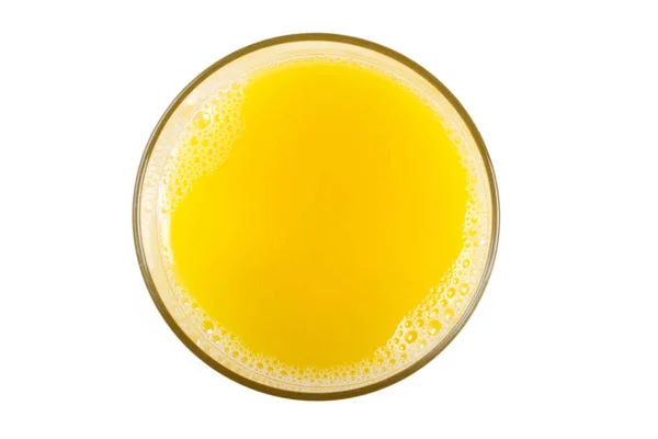 Glass Orange Juice Close Shot — Stock Photo, Image