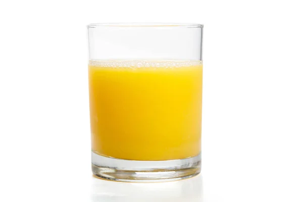 Verre Jus Orange Gros Plan — Photo