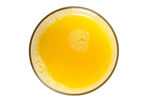 Glass Orange Juice Close Shot — Stock Photo, Image