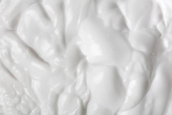 Fehér Kozmetikai Arc Bőrápoló Krém — Stock Fotó