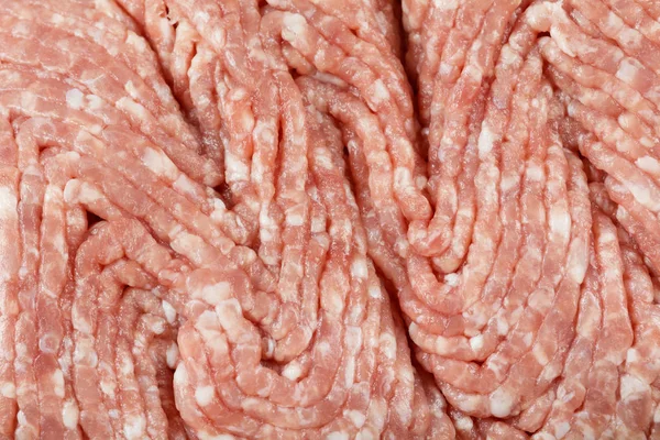 Rode Vers Gemalen Varkensvlees Vlees Eten Achtergrond — Stockfoto