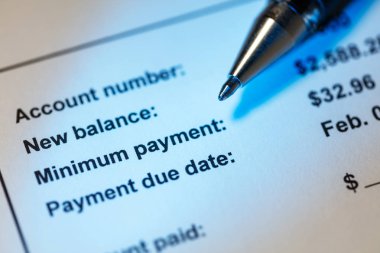 Minimum ödeme, kredi kartı fatura ödeme.