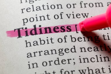 Sahte sözlük, kelime düzenlilik sözlük tanımı. anahtar açıklayıcı kelimeler de dahil olmak üzere.