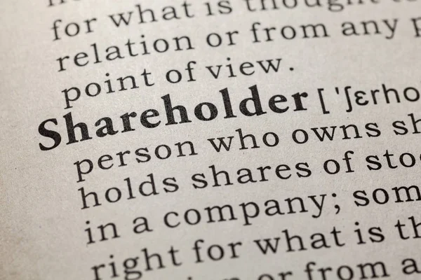 偽辞書 単語株主の辞書の定義です キーの説明的な単語を含む — ストック写真
