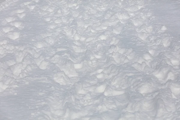 Vinter Vit Snö Natur Bakgrund Närbild — Stockfoto
