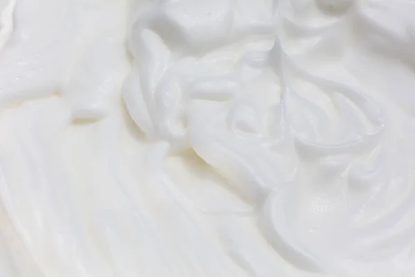 Fouetter Les Blancs Œufs Crème Meringue Pour Fond Alimentaire — Photo
