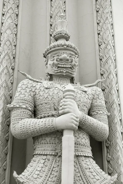 Estátua Guardiã Gigante Templo — Fotografia de Stock