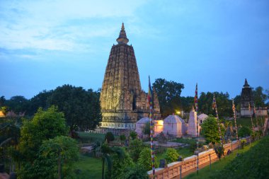 Mahabodhi tapınağı, Bodh gaya, Hindistan. Buda burada aydınlanmaya kavuştu..