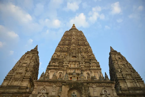 Mahabodhi Tempel Bodh Gaya India Boeddha Bereikte Hier Verlichting — Stockfoto