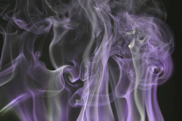 Abstract Smoke Black Background — Stock Photo, Image