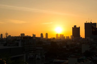 Sabahın köründe Bangkok, Tayland 'da, 