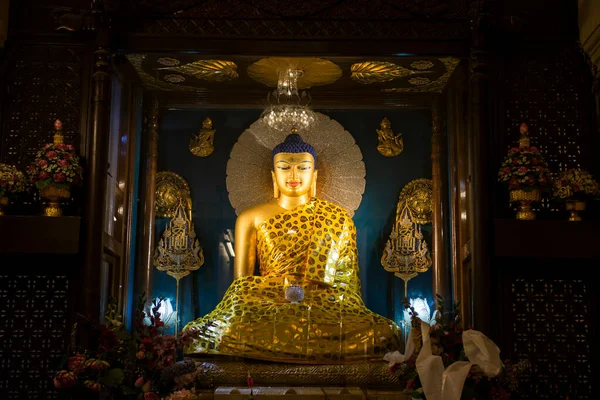 Estátua Buda Bodhgaya Índia — Fotografia de Stock