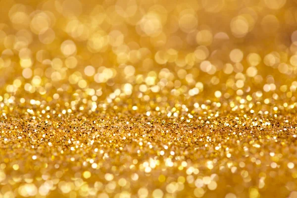Golden Giltter Texture Christmas Abstract Background Gold Bokeh Abstract Background — Stock Photo, Image