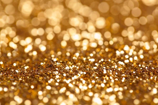 Golden Giltter Textur Jul Abstrakt Bakgrund Guld Bokeh Abstrakt Bakgrund — Stockfoto