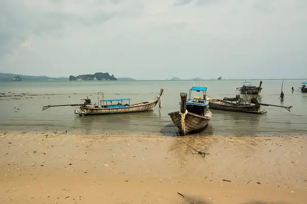 Pequeños Barcos Pesca Tailandia — Foto de Stock