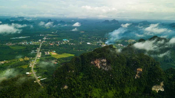 Krajobraz Góry Krabi Tajlandia — Zdjęcie stockowe