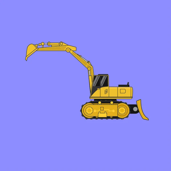 Voiture Construction Machines Spéciales Pour Vector Construction — Image vectorielle