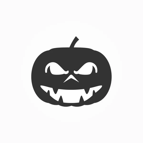 Ícone Abóboras Halloween Fundo Branco —  Vetores de Stock