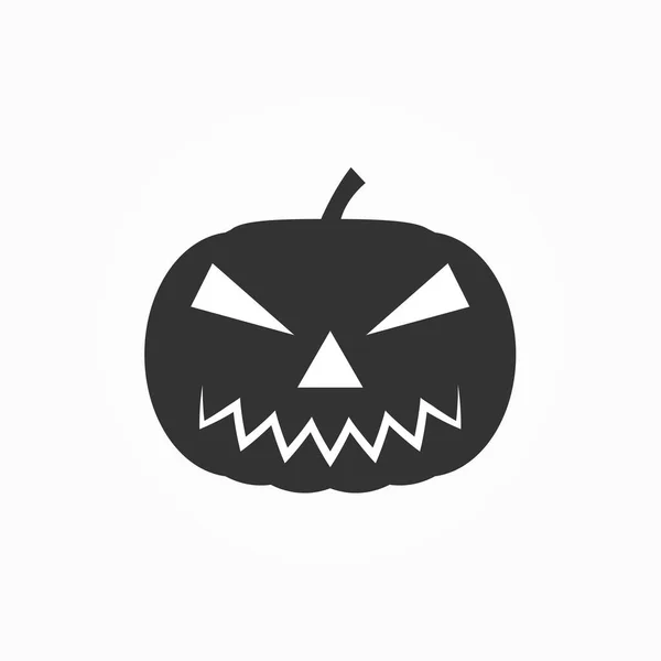 Ícone Abóboras Halloween Fundo Branco —  Vetores de Stock