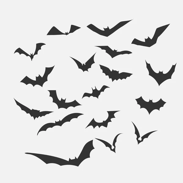 Bat Halloween Tartalom Vektorának — Stock Vector