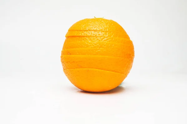 Orange Fruit White Background — Stock Photo, Image