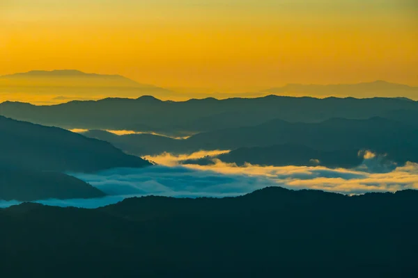 Краєвид Гір Мрякою Nan Провінції Таїланду — стокове фото