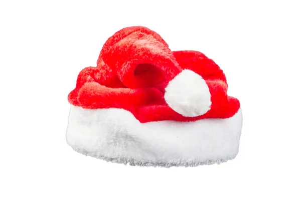 Christmas Hat White Background Clipping Path — Stock Photo, Image