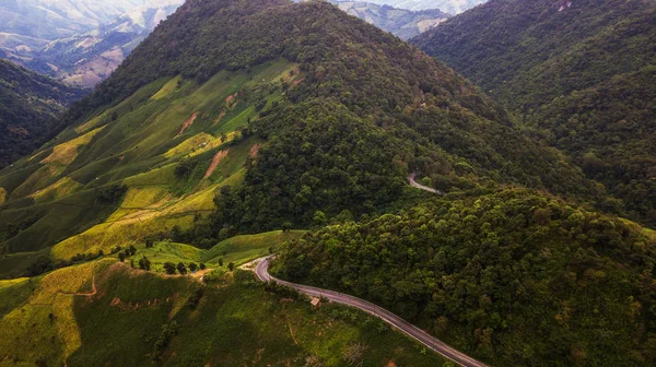 Vista Alto Ângulo Montanha Província Nan Tailândia — Fotografia de Stock