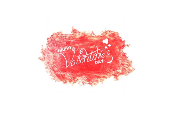 Joyeux Jour Saint Valentin Texte Calligraphie Lettrage Design Sur Acrylique — Photo