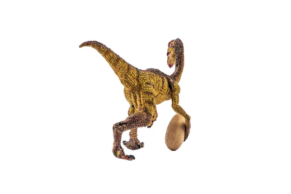 Динозавр Овираптора Белом Фоне — стоковое фото