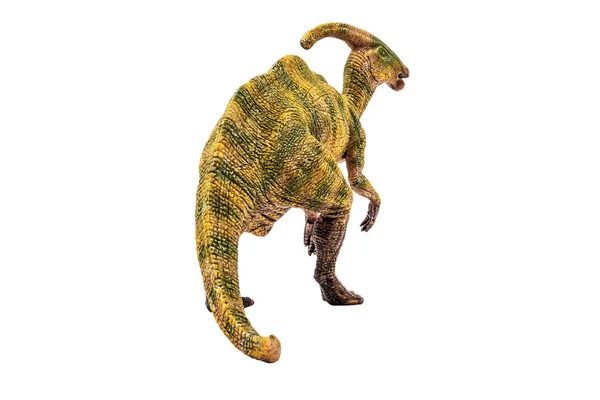 Парасуролопус динозавр на білому тлі — стокове фото