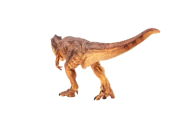 Tyrannosaurus rex, динозавр на білому тлі — стокове фото