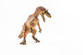 Cryolophosaurus, dinoszaurusz, fehér háttér 