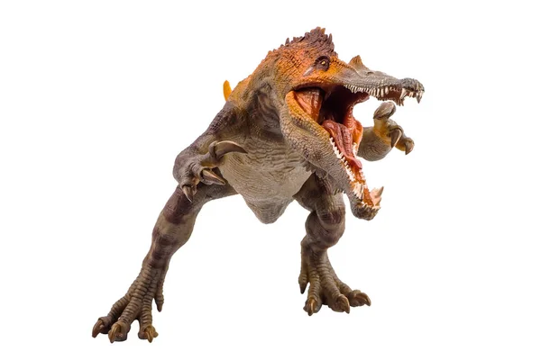 Baryonyx, dinosaurus na bílém pozadí — Stock fotografie