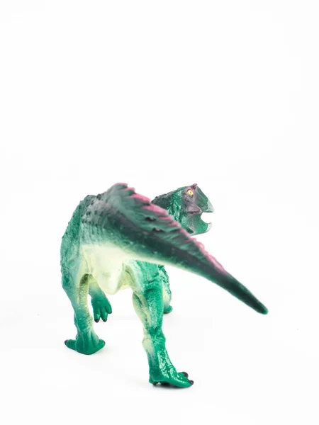 Dinossauro Psittacosaurus sobre fundo branco — Fotografia de Stock