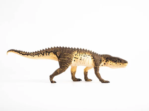 Postosuchus dinosaurier auf weißem hintergrund — Stockfoto