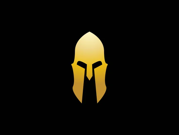 Gladiator Römische Maske Symbol Logo Vektor — Stockvektor