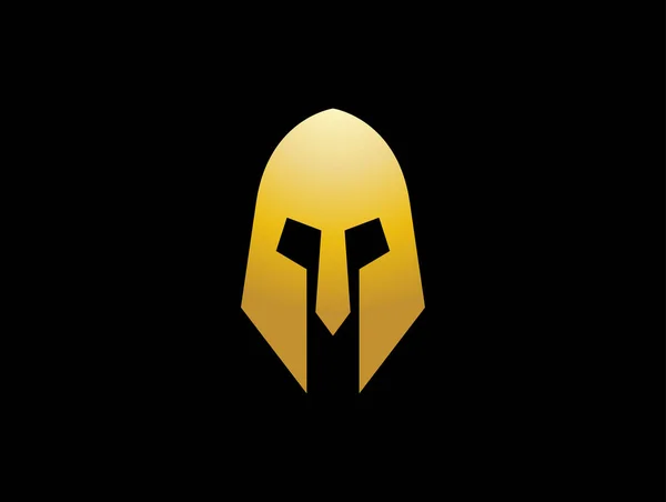 Gladiator Römische Maske Symbol Logo Vektor — Stockvektor