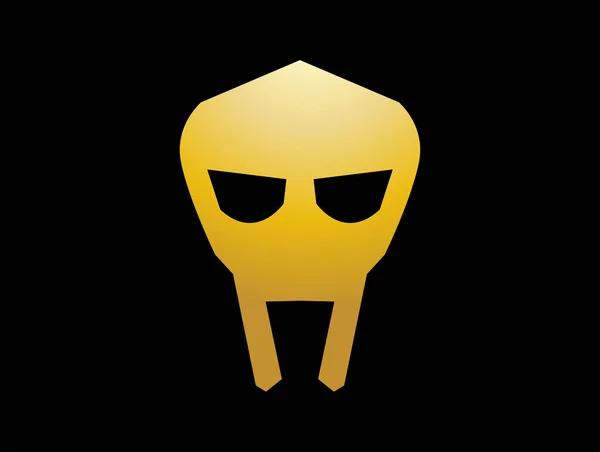 Gladiator Roman Mask Symbol Logo Vektor — Stock vektor