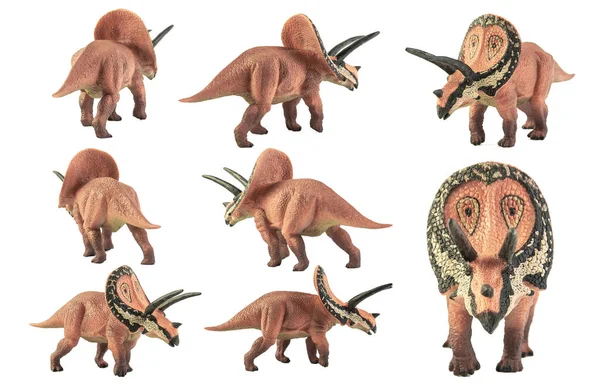 Торозавр Динозавр Белом Фоне — стоковое фото