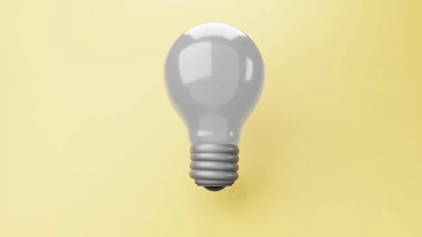 Modern Glowing Lamp Bulb Render — Stock Photo, Image