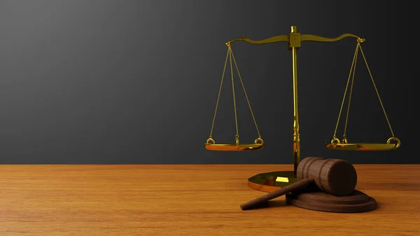 Scales Justice Law Scales Hammer Law Wooden Judge Gavel Hammer — Stock Photo, Image