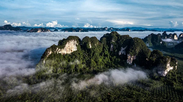 Повітряний Краєвид Гори Крабі Таїланд — стокове фото