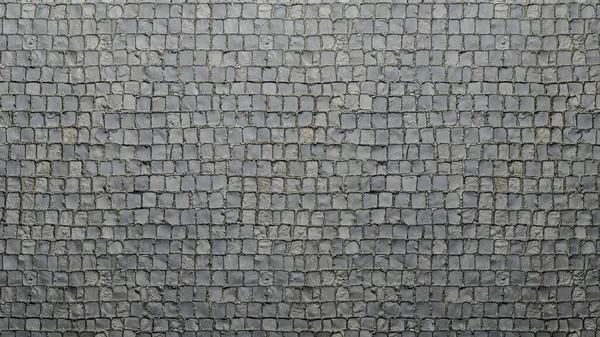 Textura Pedra Pavimentada Walkway Fundo Closeup Fundo Abstrato Modelo Vazio — Fotografia de Stock
