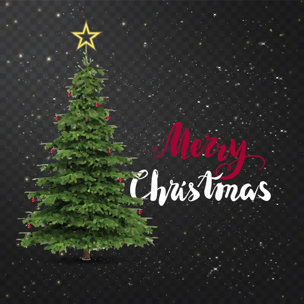 Vánoční pozdrav karty veselé vánoční večírek design s dovolenou — Stockový vektor