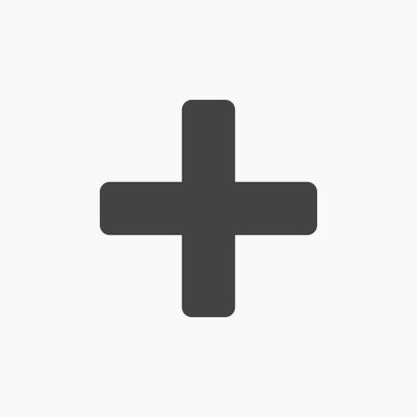 siyah ilk yardım çapraz simge, vektör,