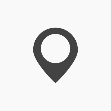 Gps navigasyon cihazı giriş, konum pimi. 